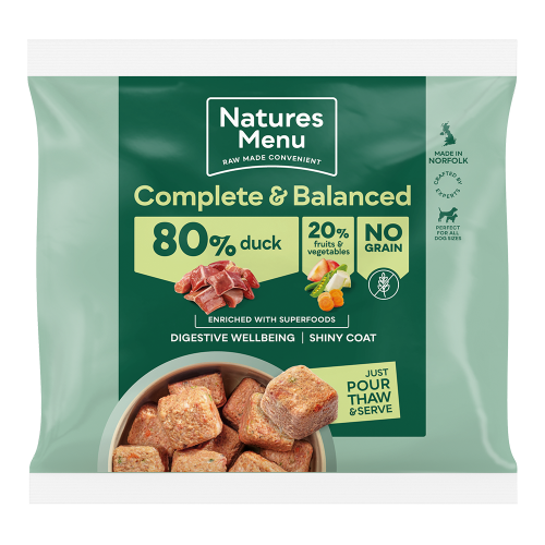 Natures Menu Complete & Balanced 80/20 Duck With Superfoods 1kg